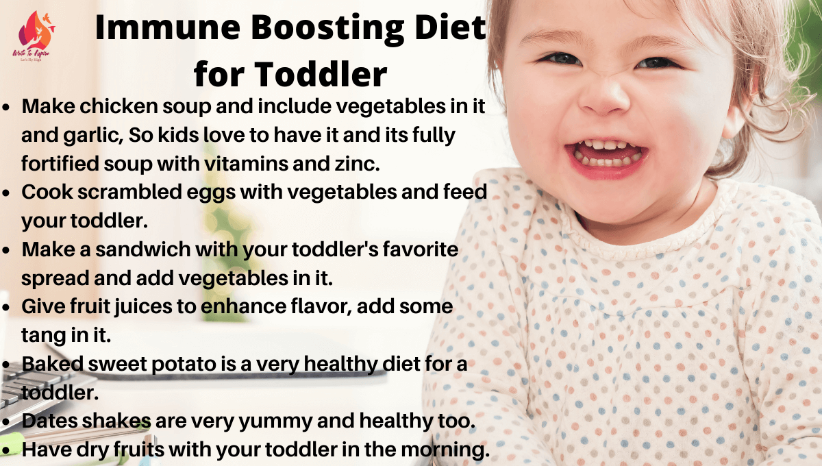 Immune system booster for toddler diet - write to aspire