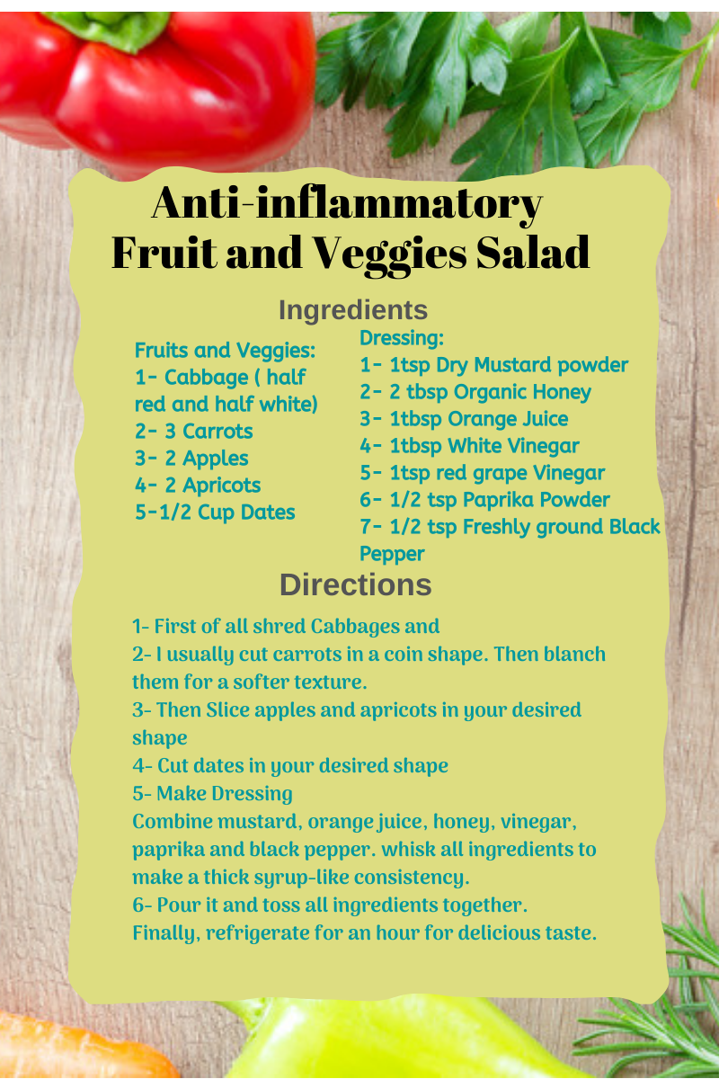 anti-inflammatory salad of fruit and fiber-write to aspire