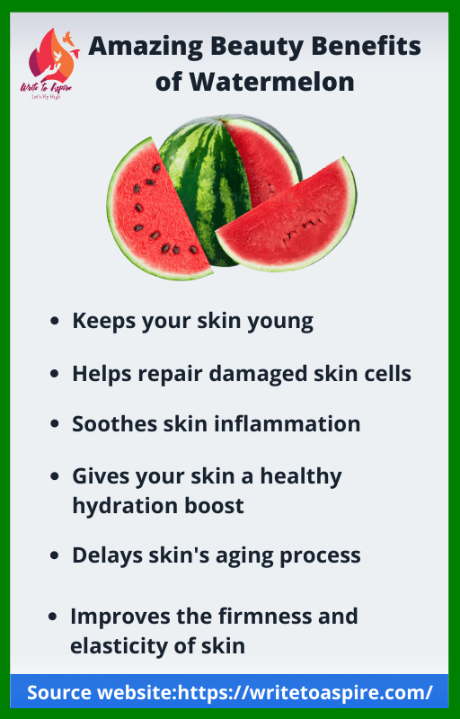 beauty benefits of watermelon-write to aspire